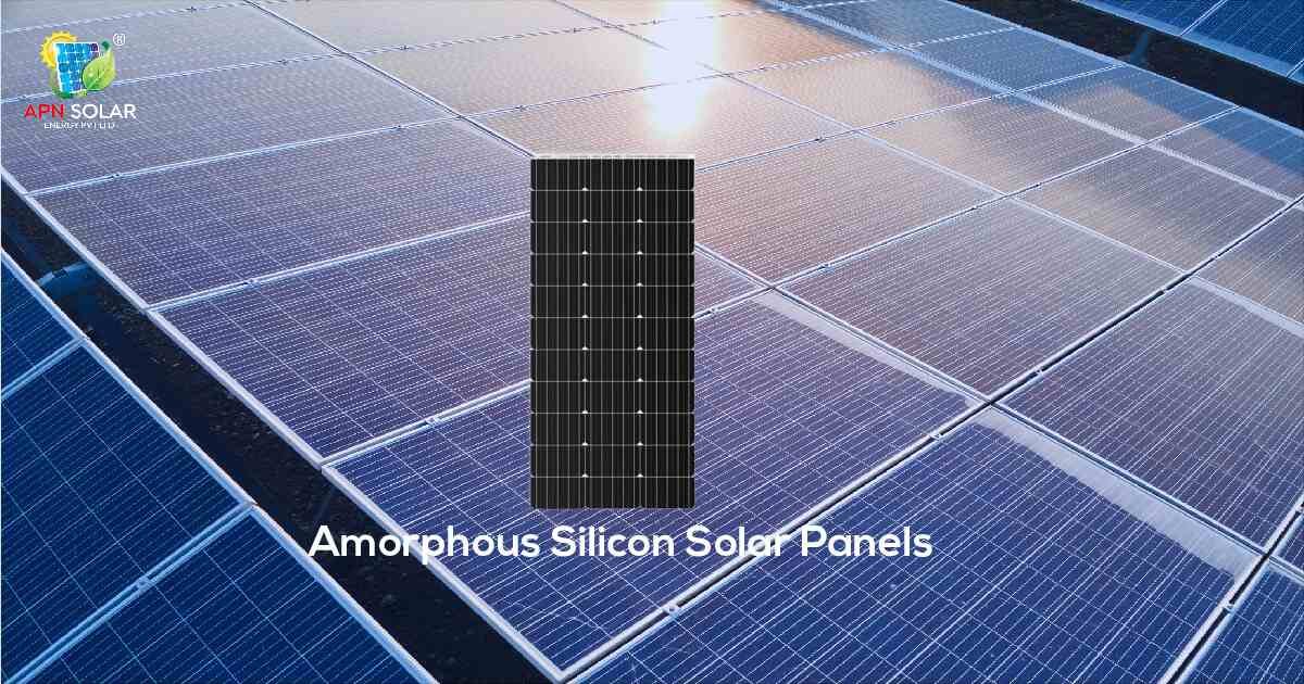 Amorphous Silicon Solar Panels Image