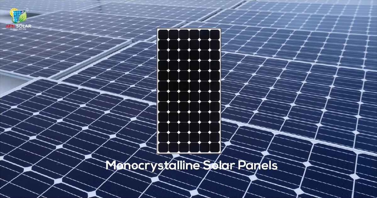 Monocrystalline Solar Panels Image