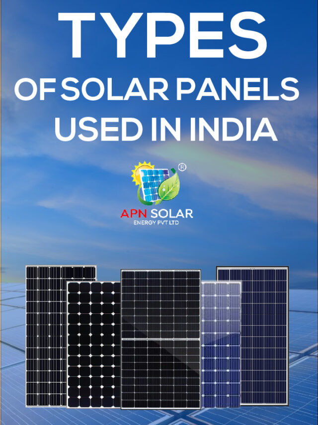 Types of Solar Panels in India