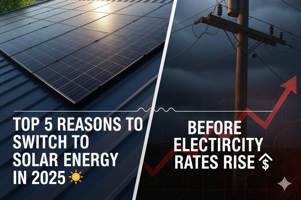 Top 5 Reasons to switch to solar energy