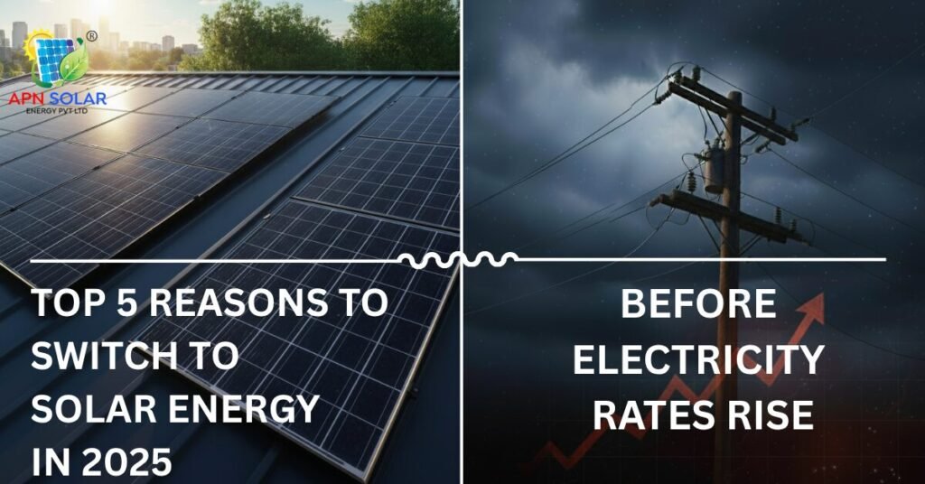 Top 5 reasons to switch to solar energy