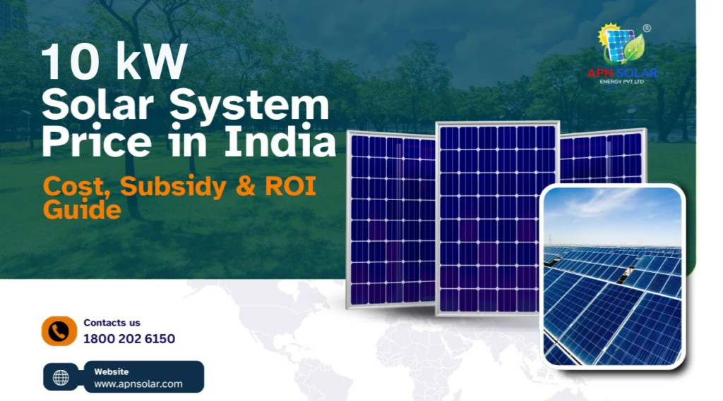 10 kW Solar System Price in India
