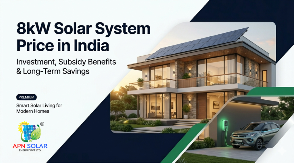 8kW Solar System Price in India