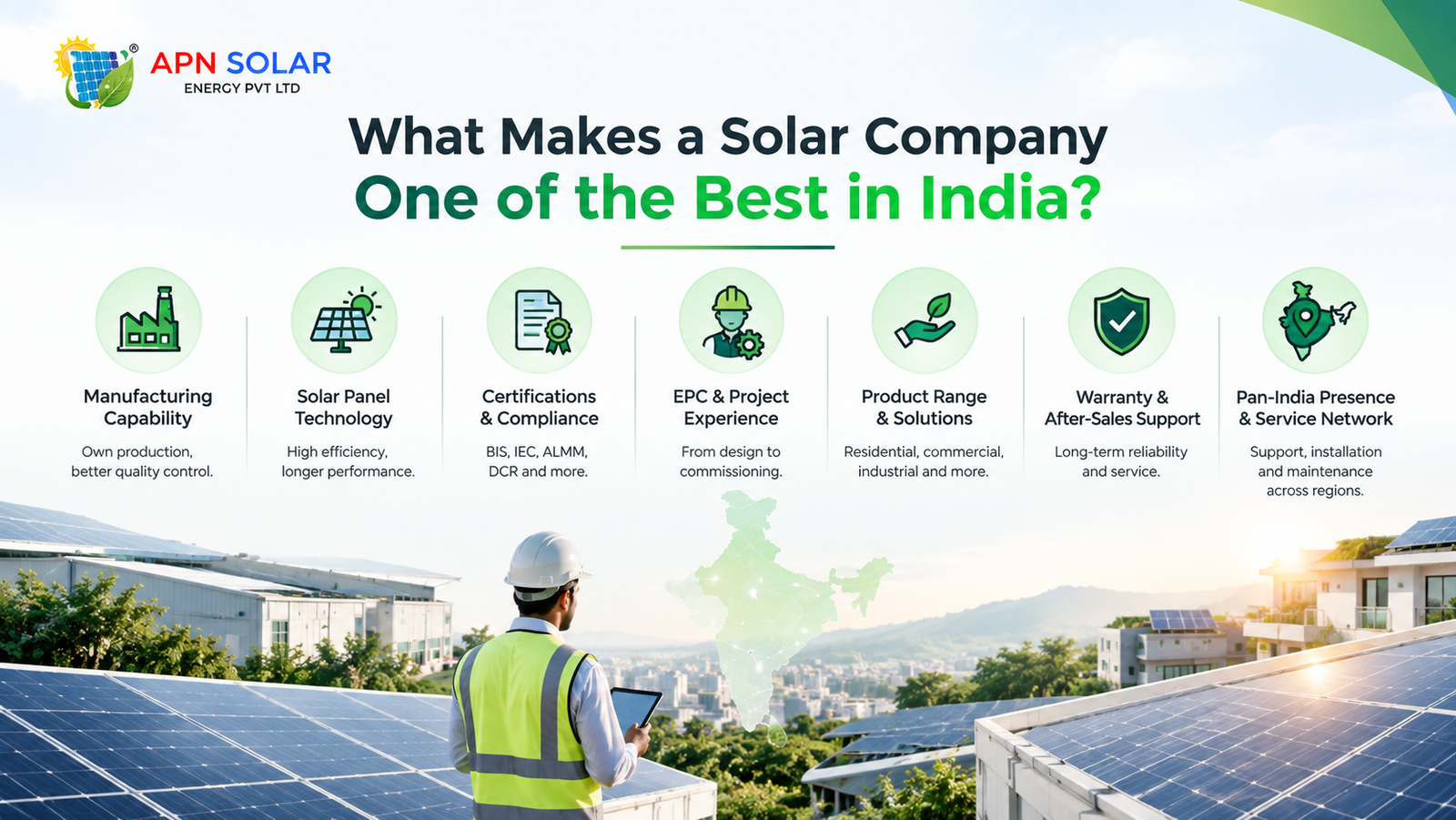 What makes a solar company one of the best in India – key selection factors